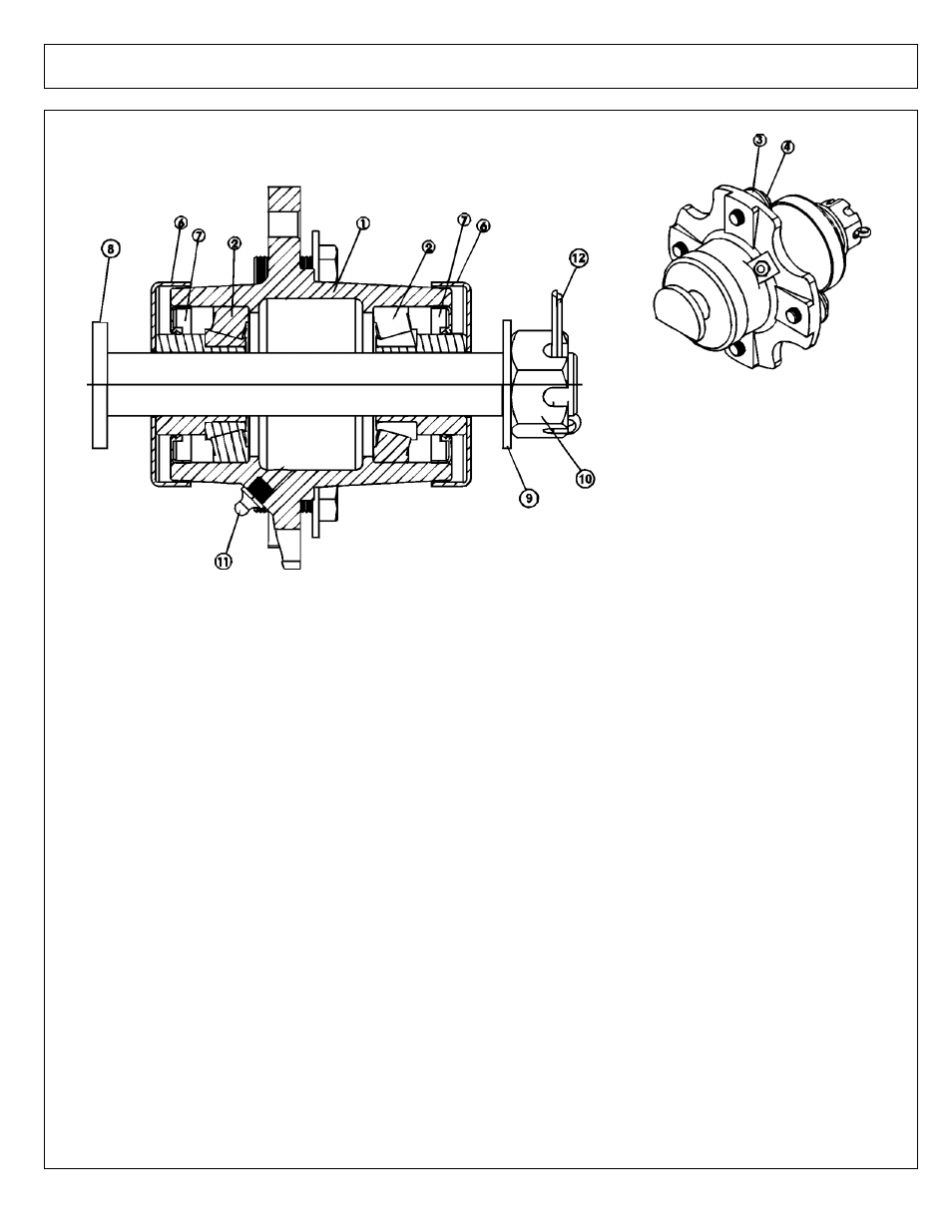 Tailwheel hub assembly | Alamo RX60 User Manual | Page 45 / 52
