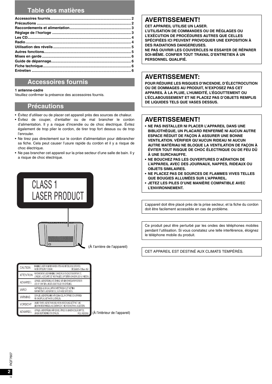 Panasonic RCCD350 User Manual | Page 18 / 64