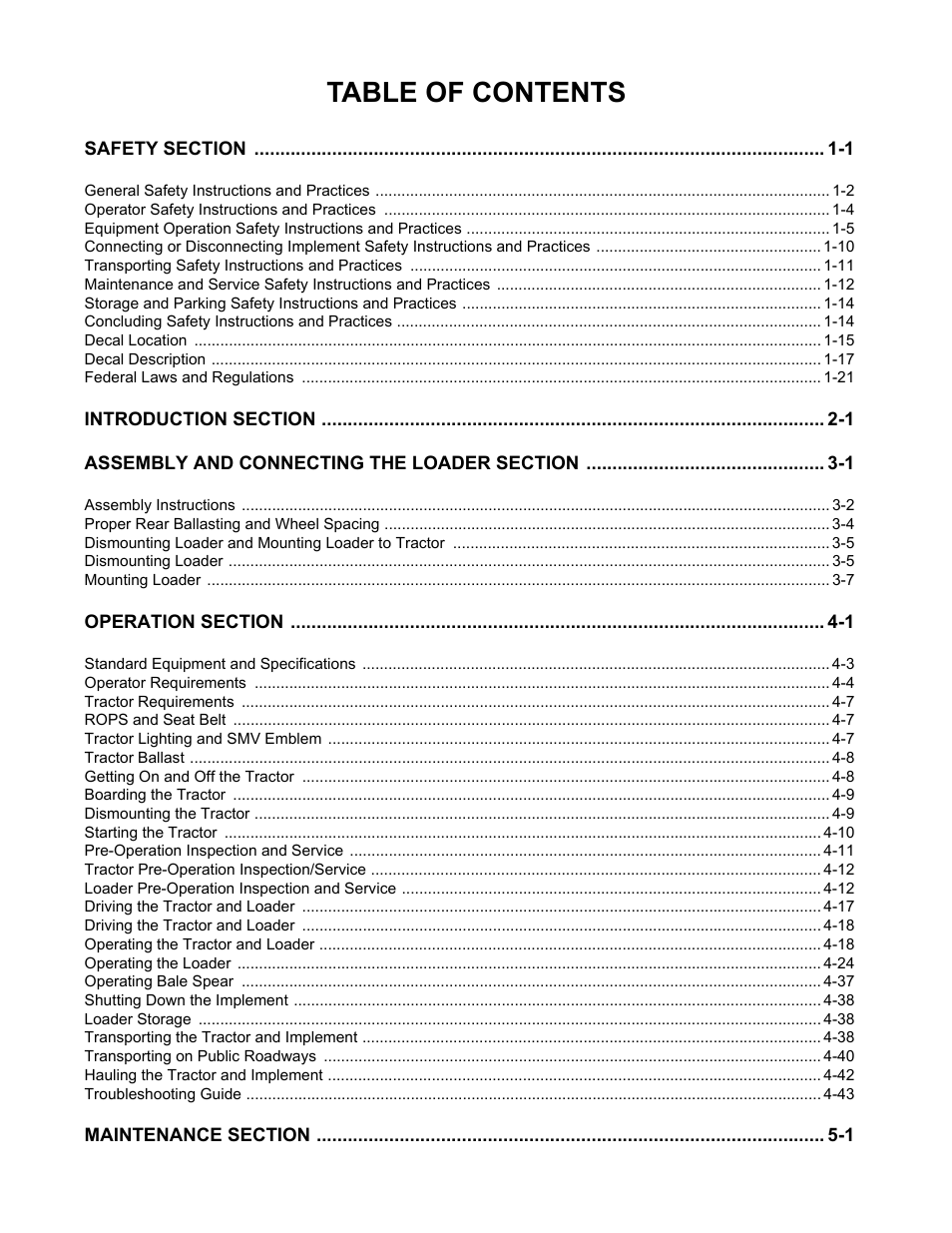 Alamo 6212 User Manual | Page 3 / 100