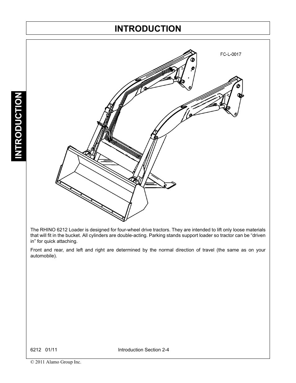 Introduction | Alamo 6212 User Manual | Page 30 / 100