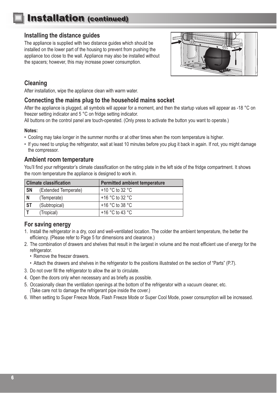 Installation | Panasonic NRBN31AS1 User Manual | Page 6 / 68