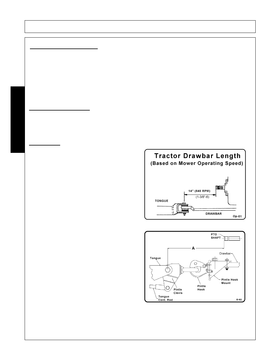 2 tractor safety devices, 3 tractor horsepower, 4 drawbar | Operation, Opera t ion | Alamo Eagle 20 User Manual | Page 106 / 186