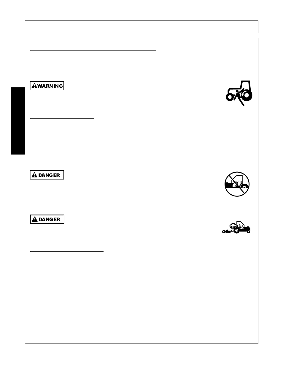 Getting on and off the tractor, 1 boarding the tractor, 2 dismounting the tractor | Getting on and off the tractor -8, Boarding the tractor -8 dismounting the tractor -8, Operation, Opera t ion | Alamo Eagle 20 User Manual | Page 108 / 186