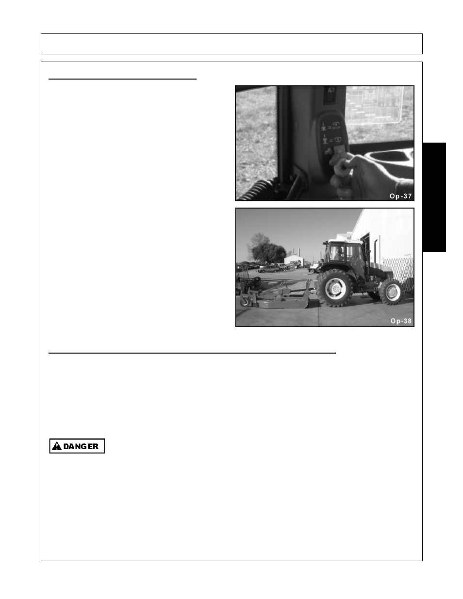 6 shutting down the implement, Disconnecting the mower from the tractor, Operation | Opera t ion | Alamo Eagle 20 User Manual | Page 141 / 186