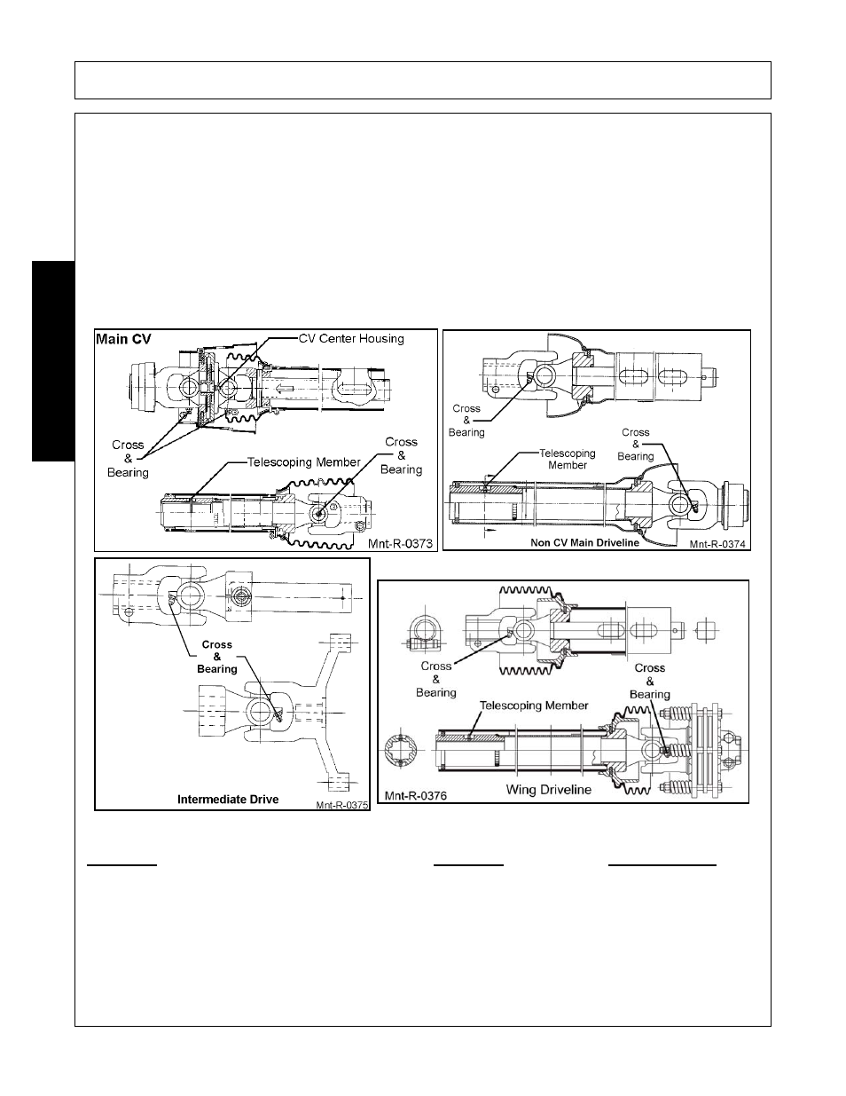 Drivelines, Drivelines -6, Maintenance | Alamo Eagle 20 User Manual | Page 156 / 186