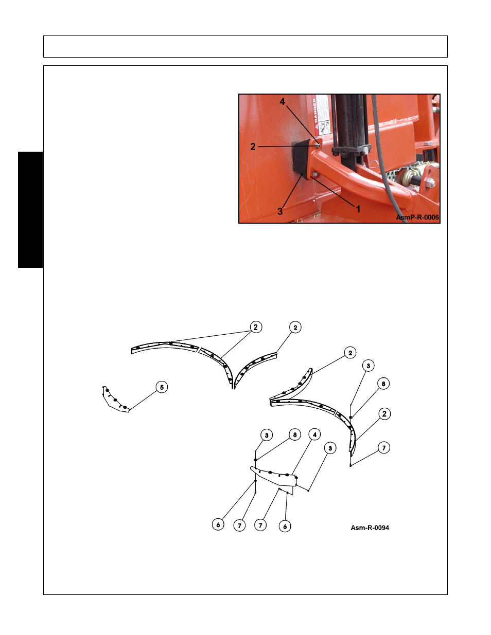 Rubber stop attachment, Baffle kit assembly (optional), Assembly | Assembl y | Alamo Eagle 20 User Manual | Page 94 / 186