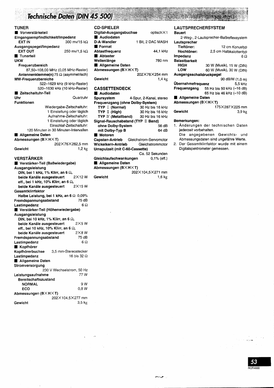 Panasonic SCHD505MD User Manual | Page 53 / 56