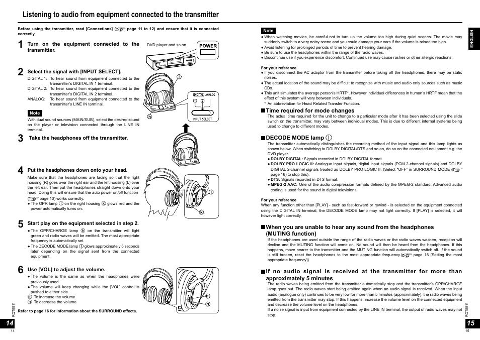 Panasonic RPWF6000 User Manual | Page 8 / 113