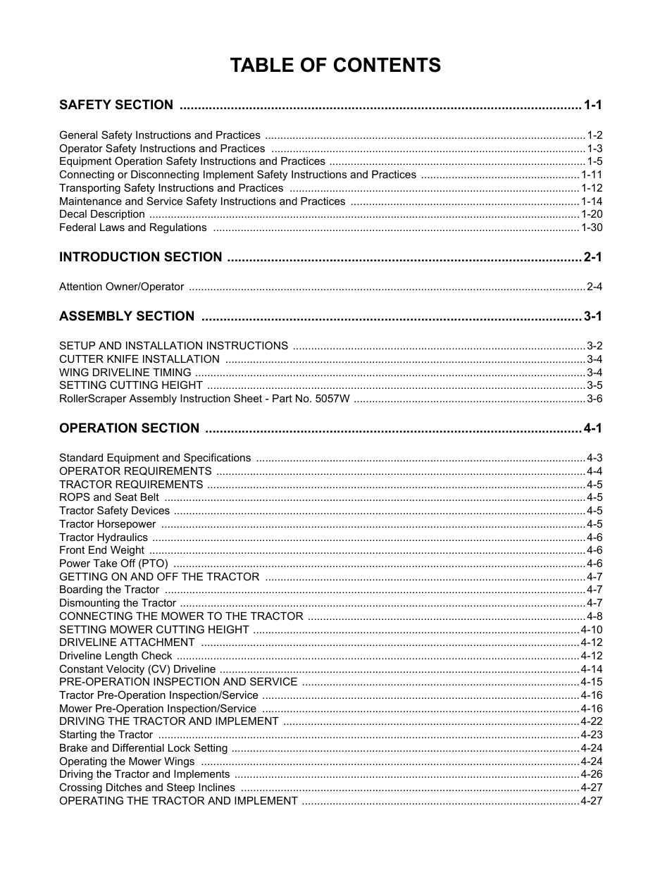 Alamo RHINO FX21 User Manual | Page 5 / 156