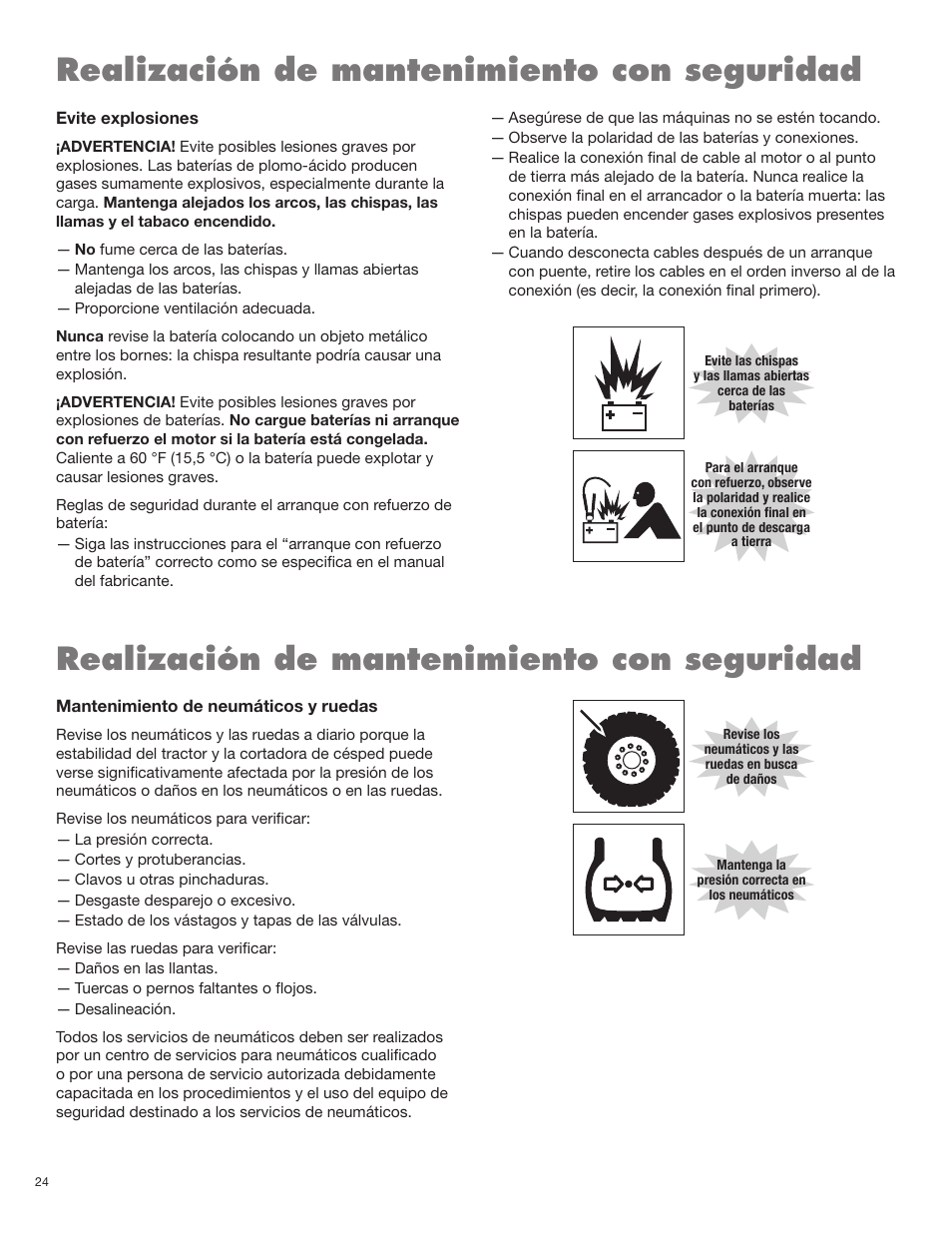 Realización de mantenimiento con seguridad | Alamo RHINO FX21 User Manual | Page 86 / 156