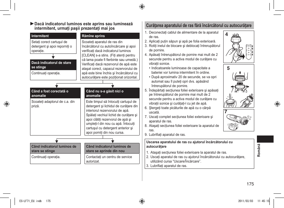 Panasonic ESLF71 User Manual | Page 175 / 192
