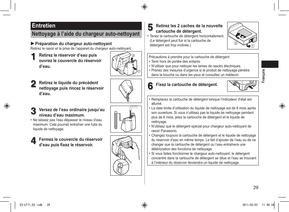 Panasonic ESLF71 User Manual | Page 29 / 192