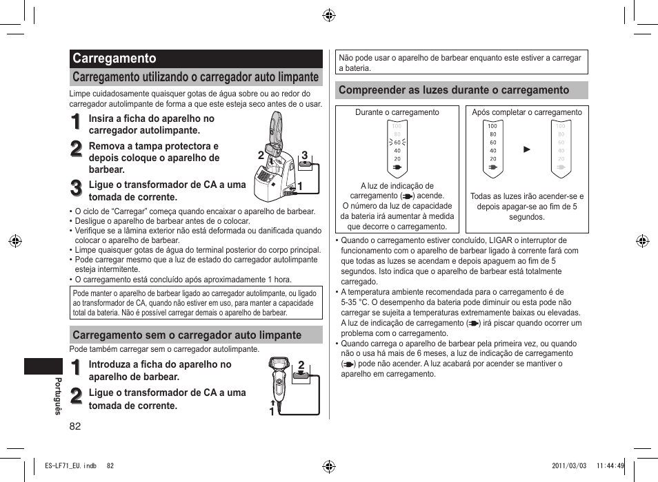 Panasonic ESLF71 User Manual | Page 82 / 192