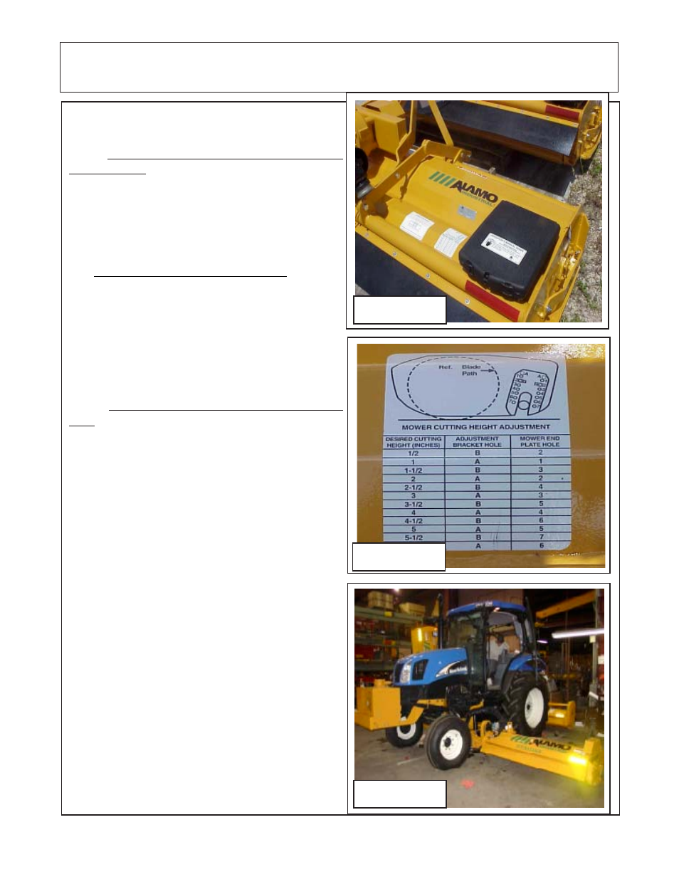 Rear three point mower, Figure 6 figure 5 figure 7 | Alamo Interstater TS-100A User Manual | Page 59 / 72