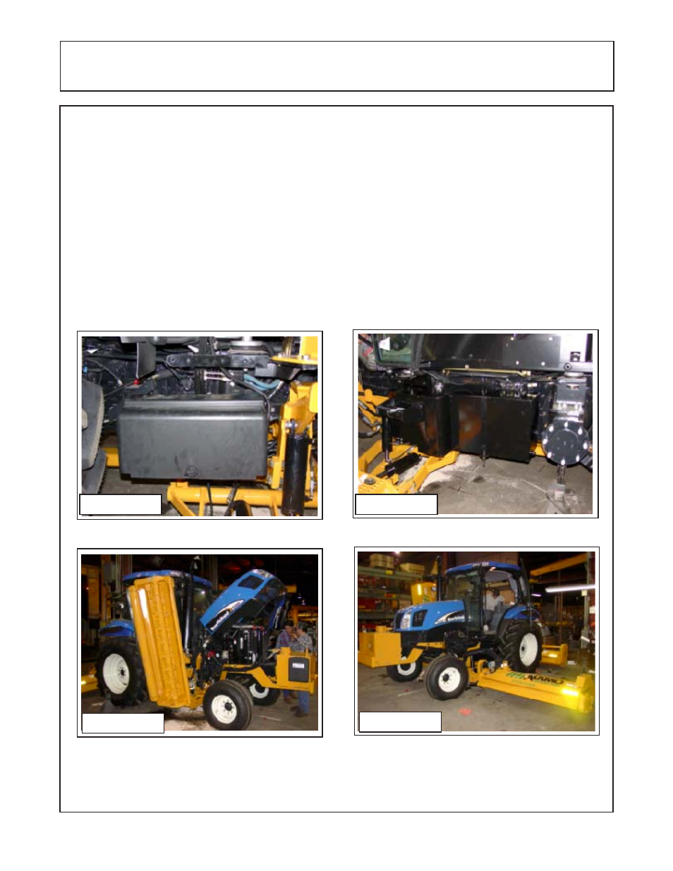 Tractor / mower mounting specifications | Alamo Interstater TS-100A User Manual | Page 69 / 72