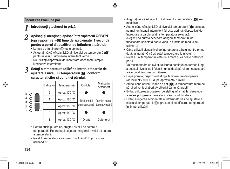 Panasonic EHHW11 User Manual | Page 134 / 158