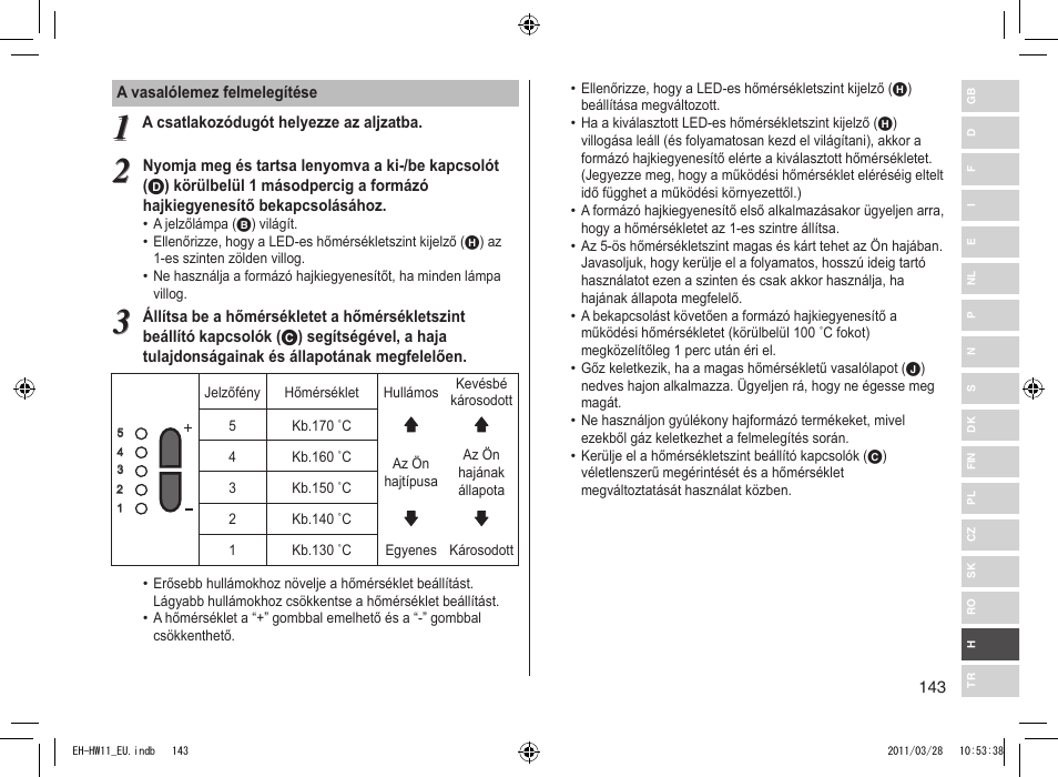 Panasonic EHHW11 User Manual | Page 143 / 158
