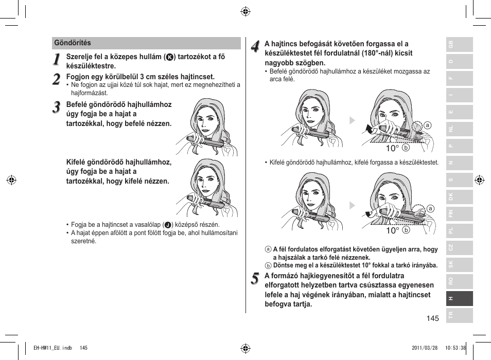 Panasonic EHHW11 User Manual | Page 145 / 158