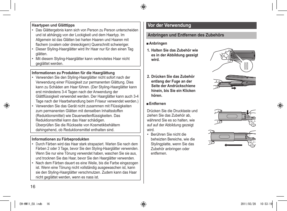 Panasonic EHHW11 User Manual | Page 16 / 158