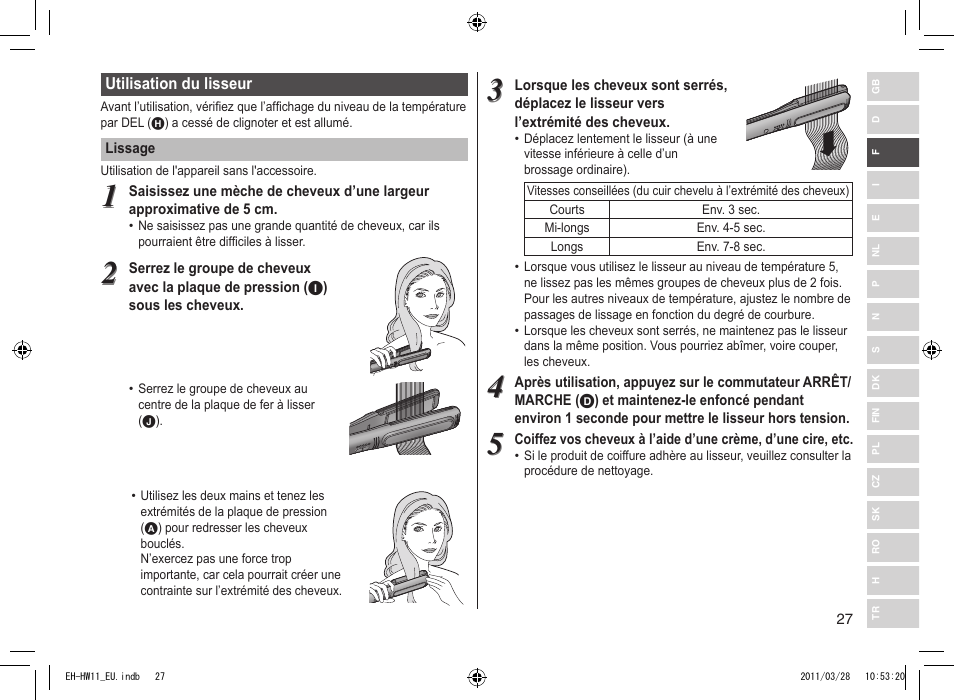 Panasonic EHHW11 User Manual | Page 27 / 158