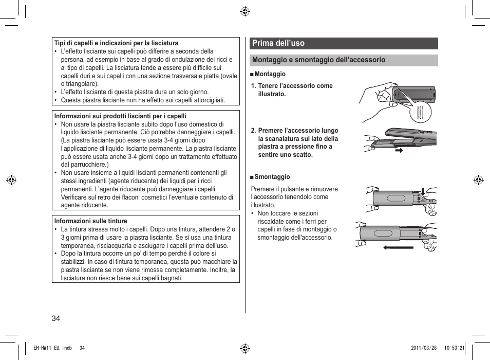 Panasonic EHHW11 User Manual | Page 34 / 158