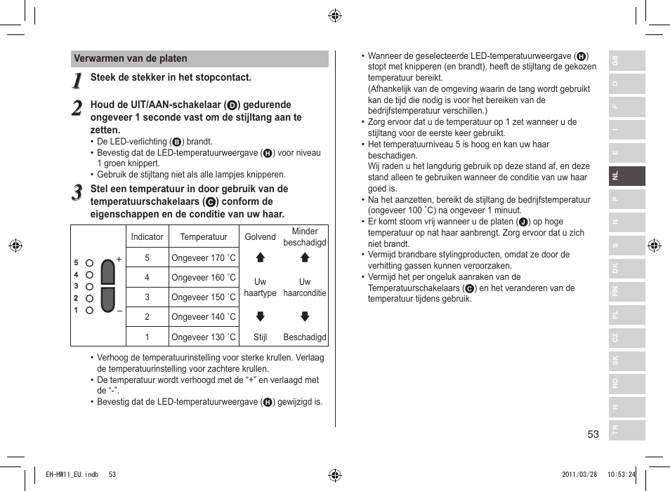 Panasonic EHHW11 User Manual | Page 53 / 158