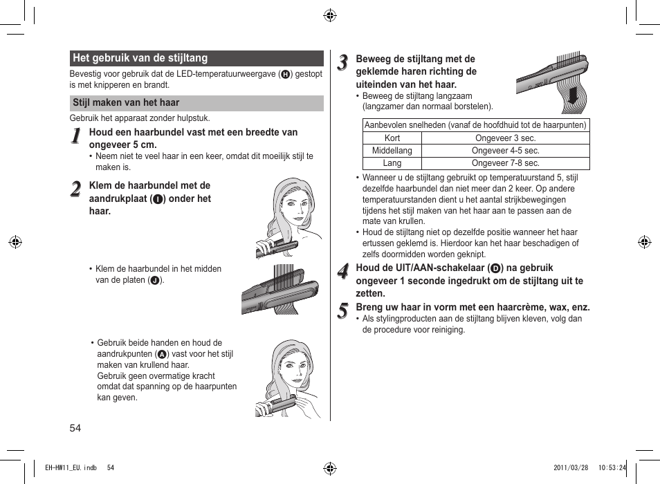 Panasonic EHHW11 User Manual | Page 54 / 158