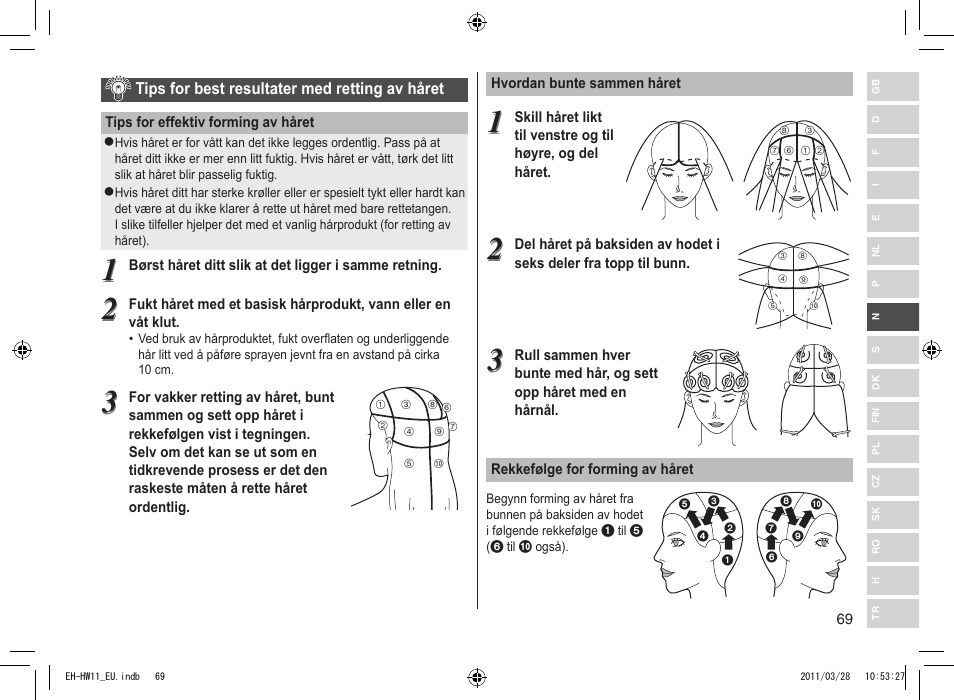 Panasonic EHHW11 User Manual | Page 69 / 158