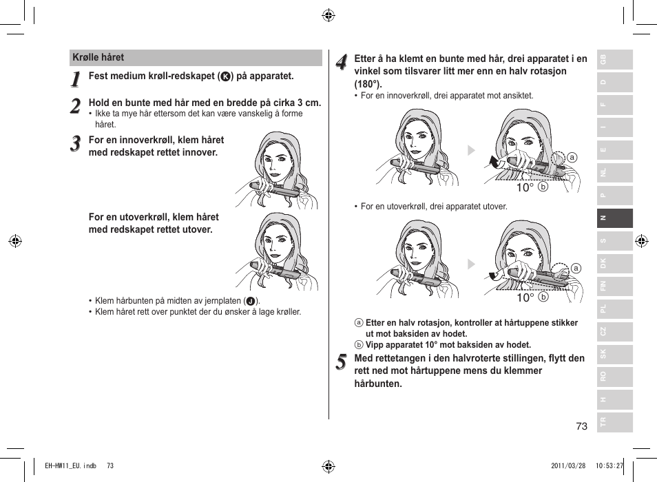 Panasonic EHHW11 User Manual | Page 73 / 158