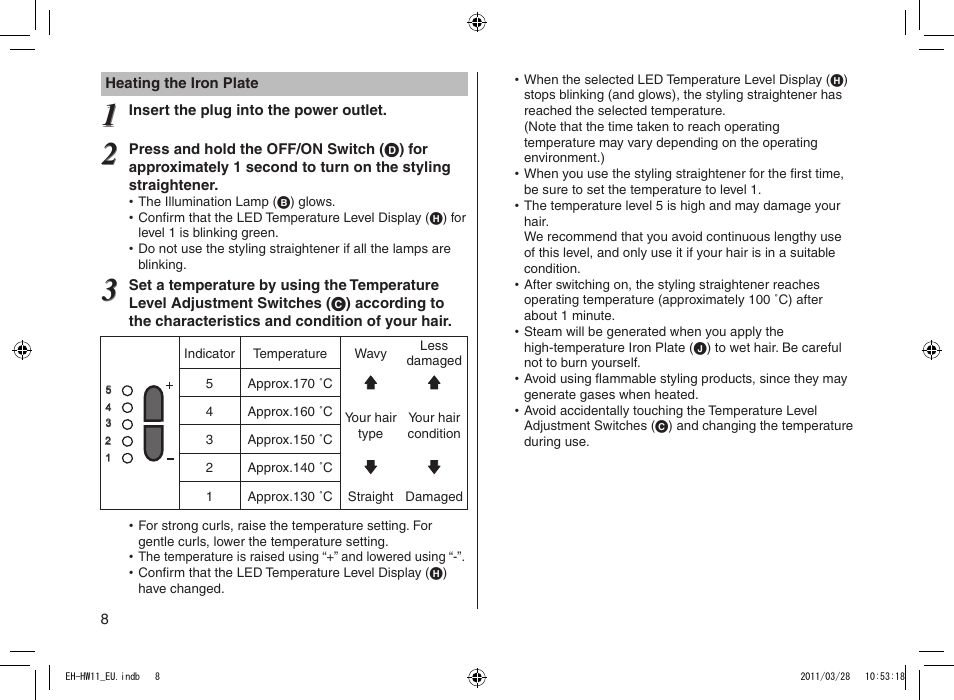 Panasonic EHHW11 User Manual | Page 8 / 158