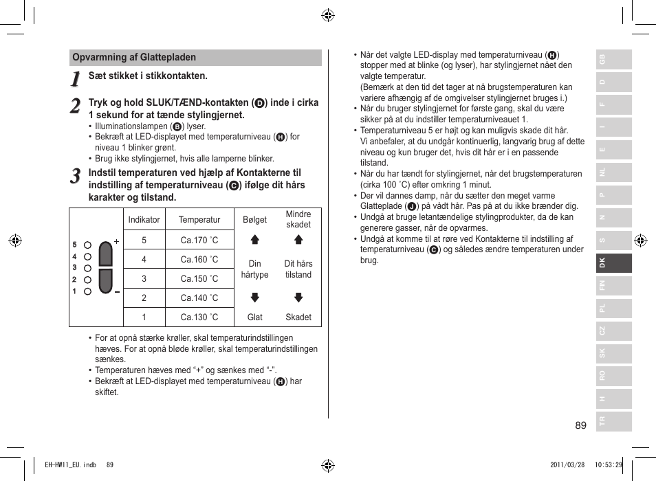 Panasonic EHHW11 User Manual | Page 89 / 158