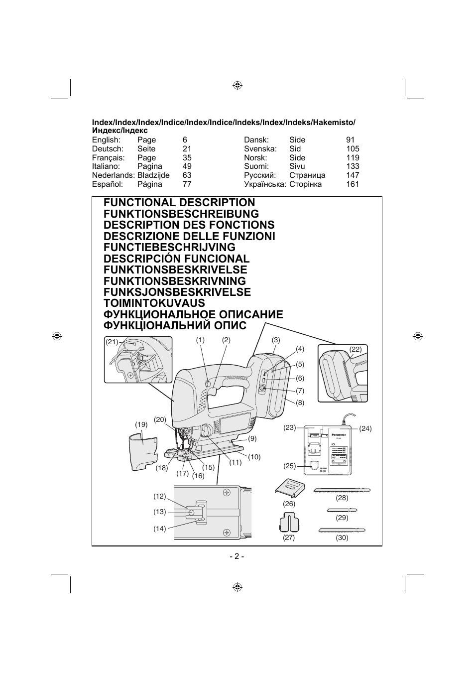 Panasonic EY4541 User Manual | Page 2 / 176