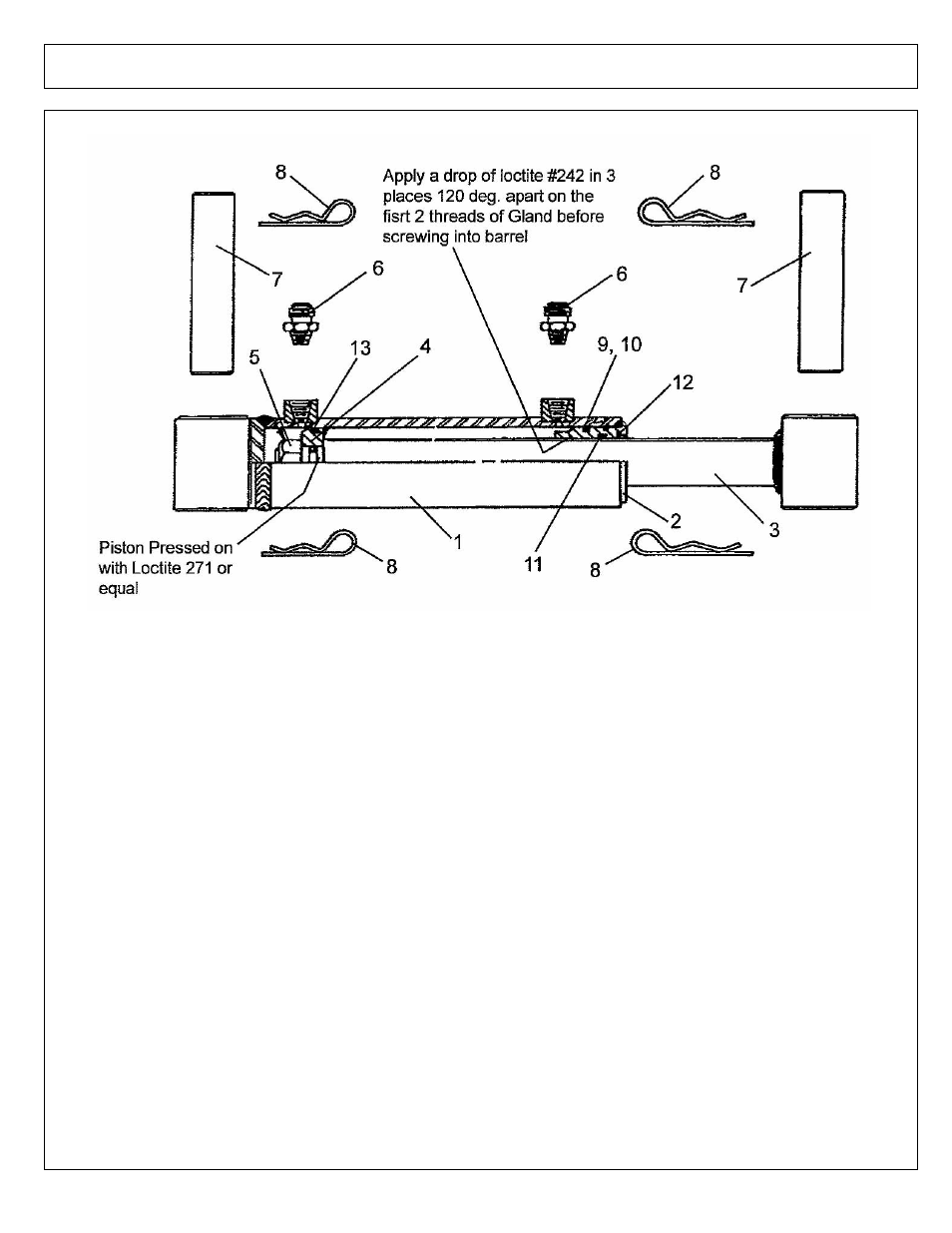 Ditcher head deflector cylinder | Alamo 02968915P User Manual | Page 100 / 170