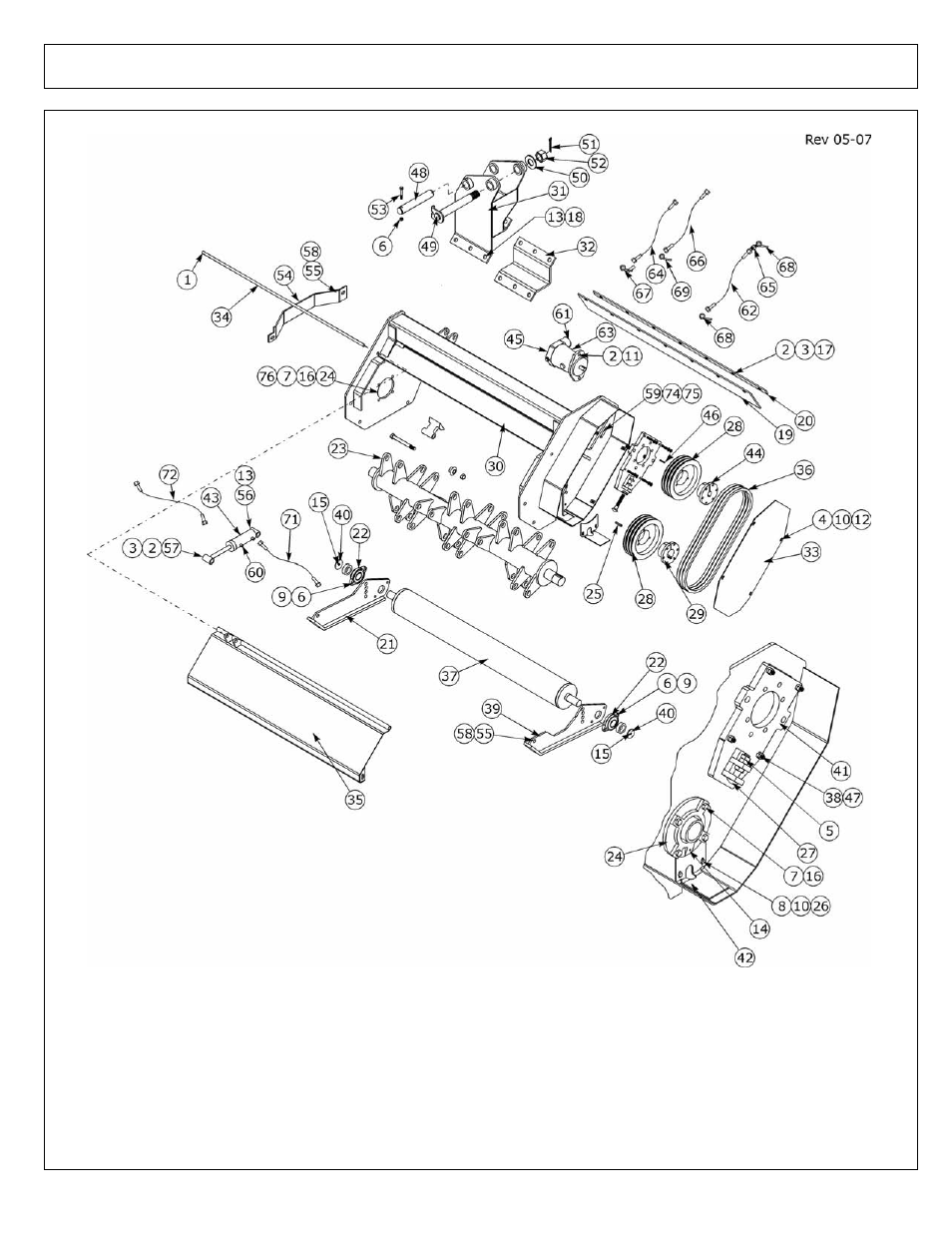 Flail axe - head asy (part 2) | Alamo 02968915P User Manual | Page 106 / 170