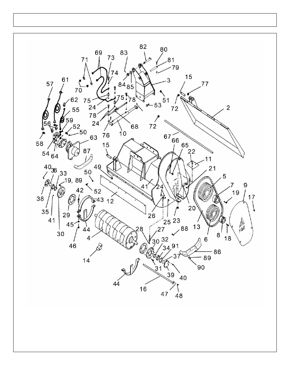 Fml100h flail - head asy (part 1) | Alamo 02968915P User Manual | Page 110 / 170