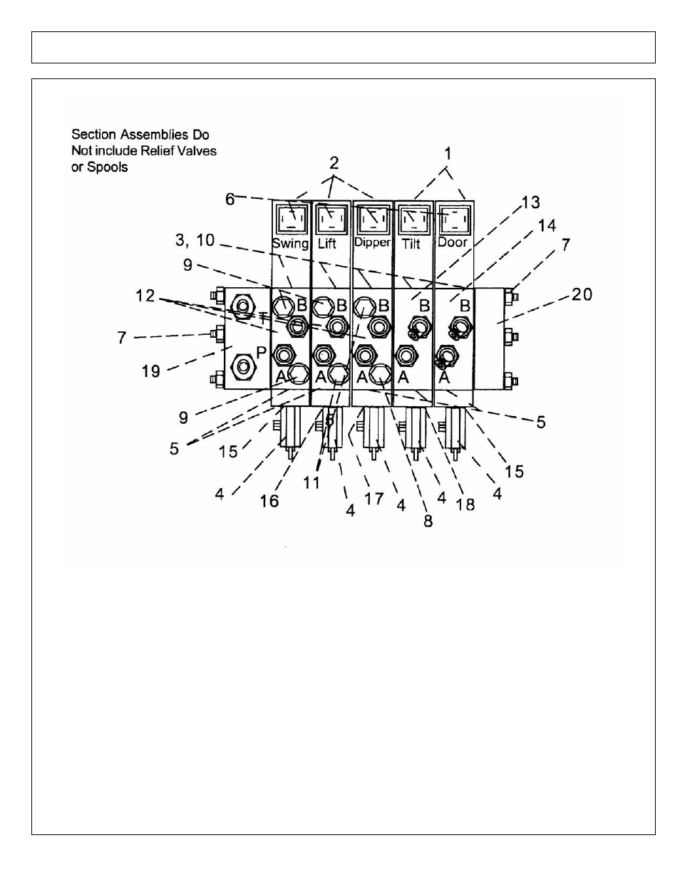 Valve - parts - open & closed center | Alamo 02968915P User Manual | Page 160 / 170