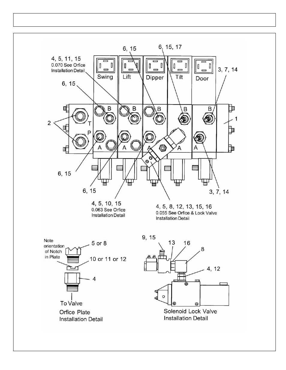 Valve asy - 5 spool (ocfd) | Alamo 02968915P User Manual | Page 164 / 170