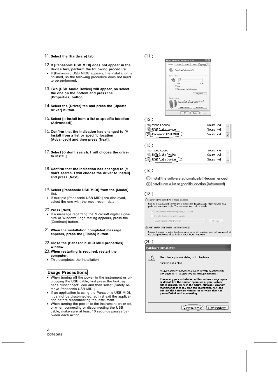 Panasonic SXKN7000 User Manual | Page 4 / 12