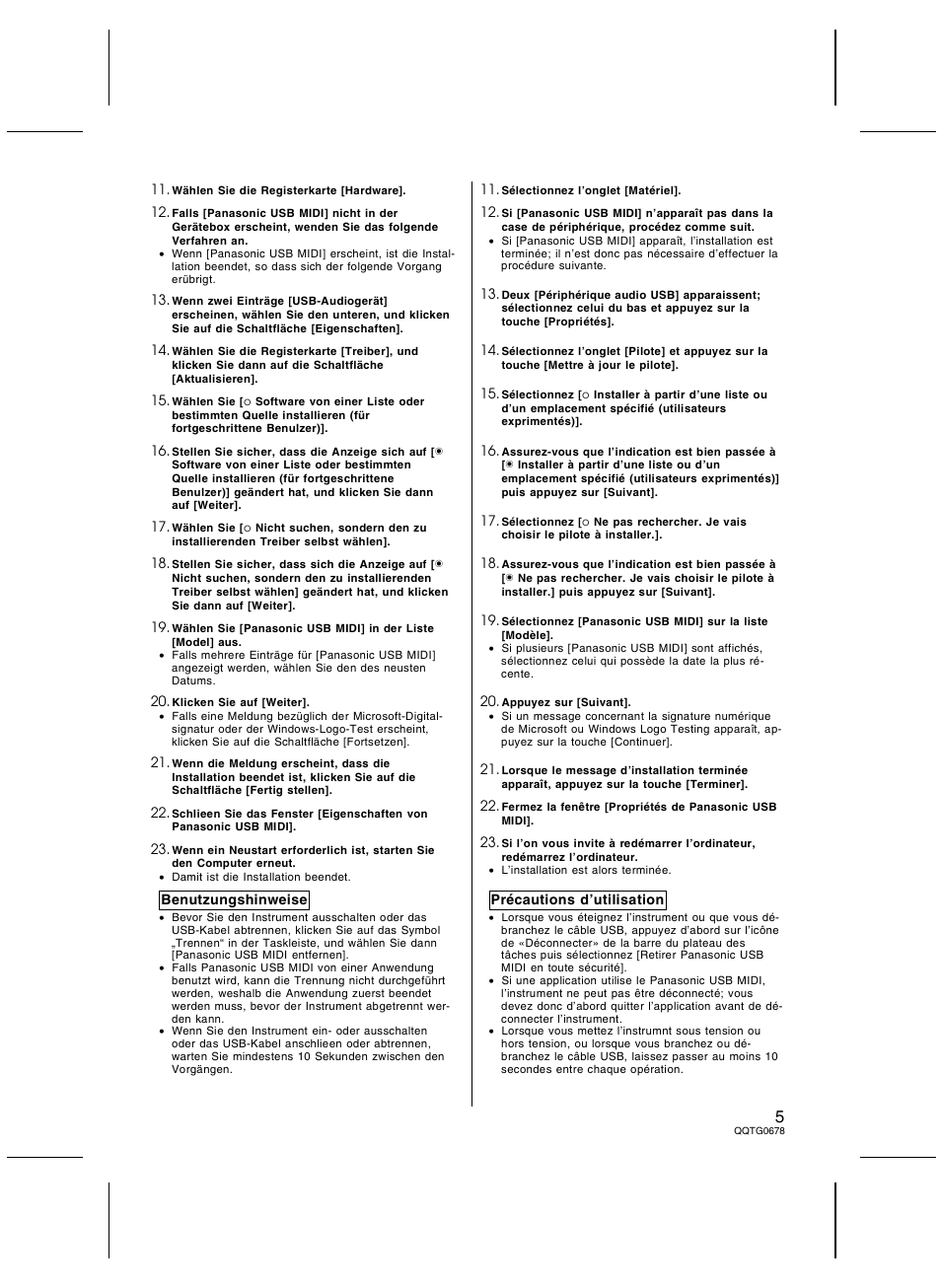 Panasonic SXKN7000 User Manual | Page 5 / 12