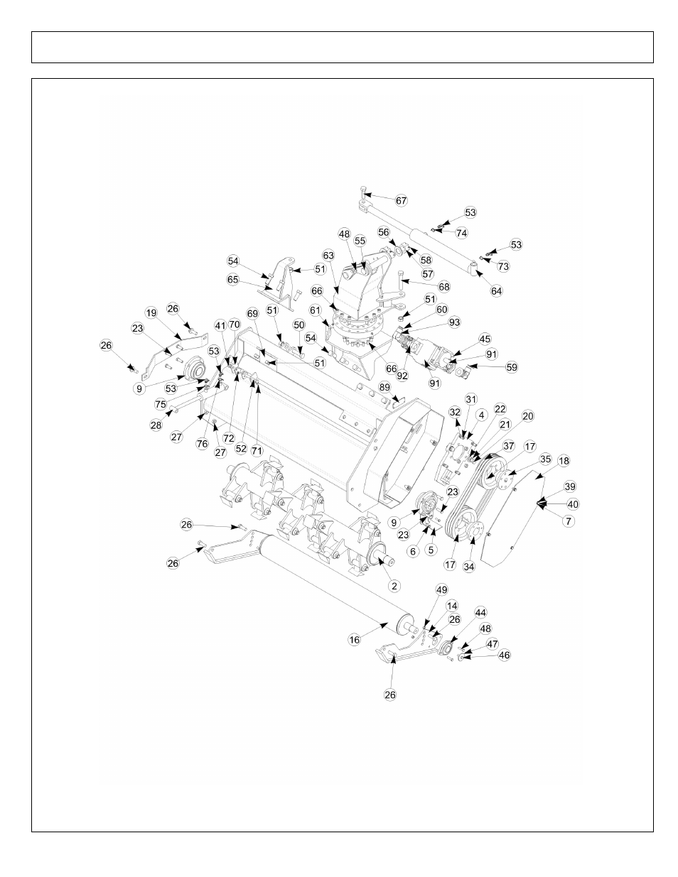 48 in flail - head asy (swivel mnt) (part 3) | Alamo Axtreme 02983326P User Manual | Page 16 / 116