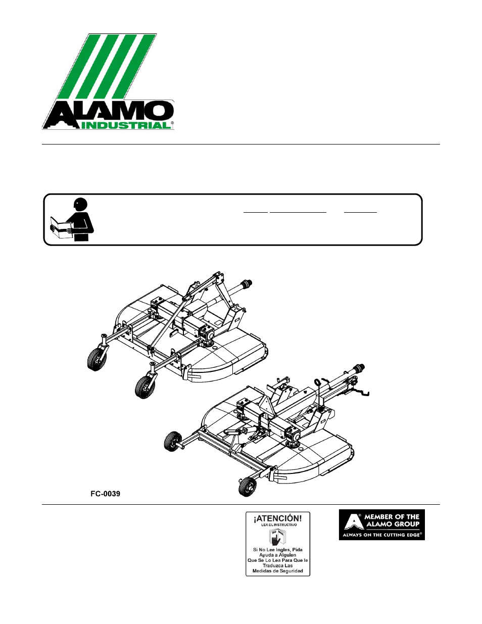 Alamo RX96 User Manual | 172 pages