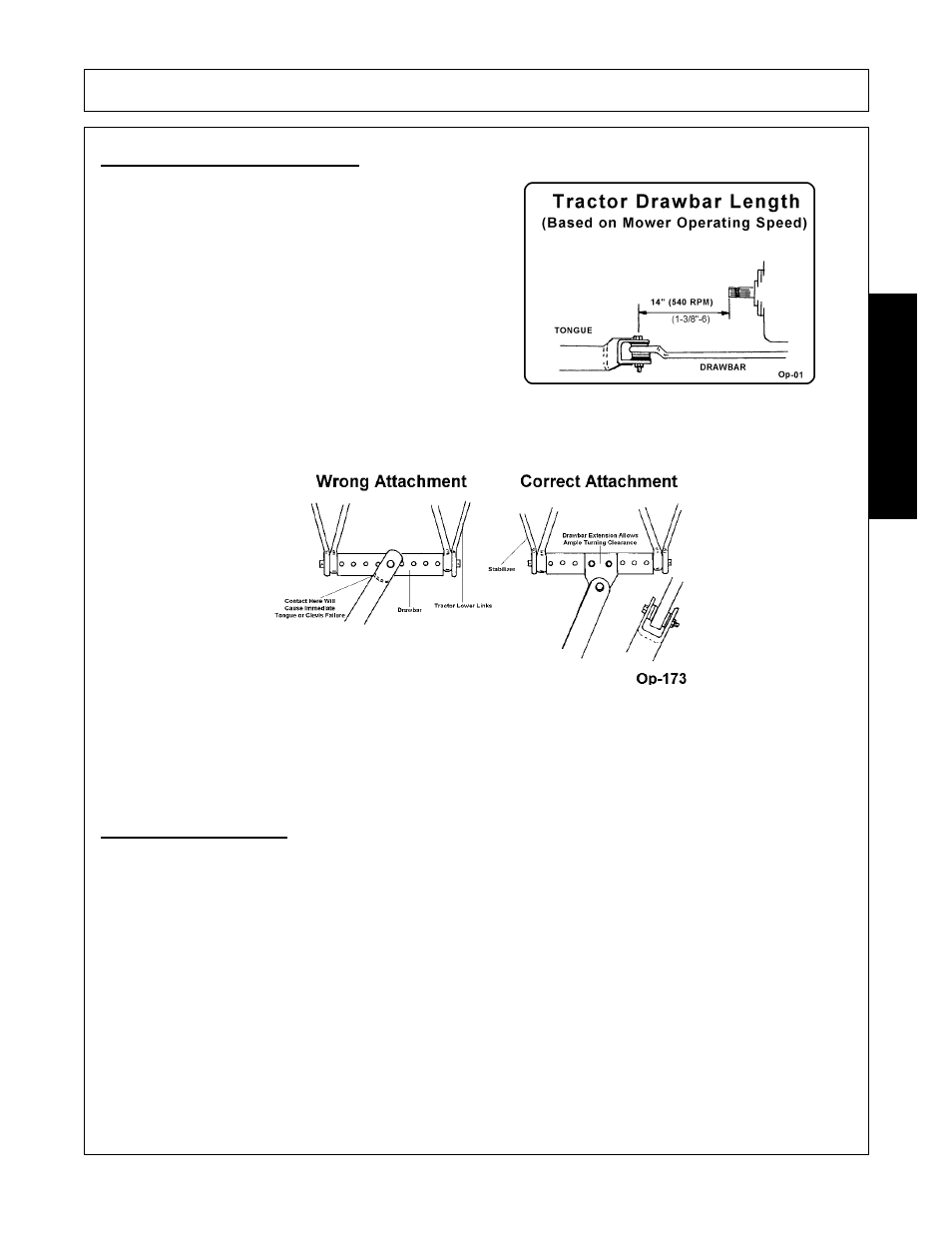 5 drawbar-pull type mower, 6 front end weight, Drawbar-pull type mower -7 front end weight -7 | Operation, Opera t ion | Alamo RX96 User Manual | Page 103 / 172