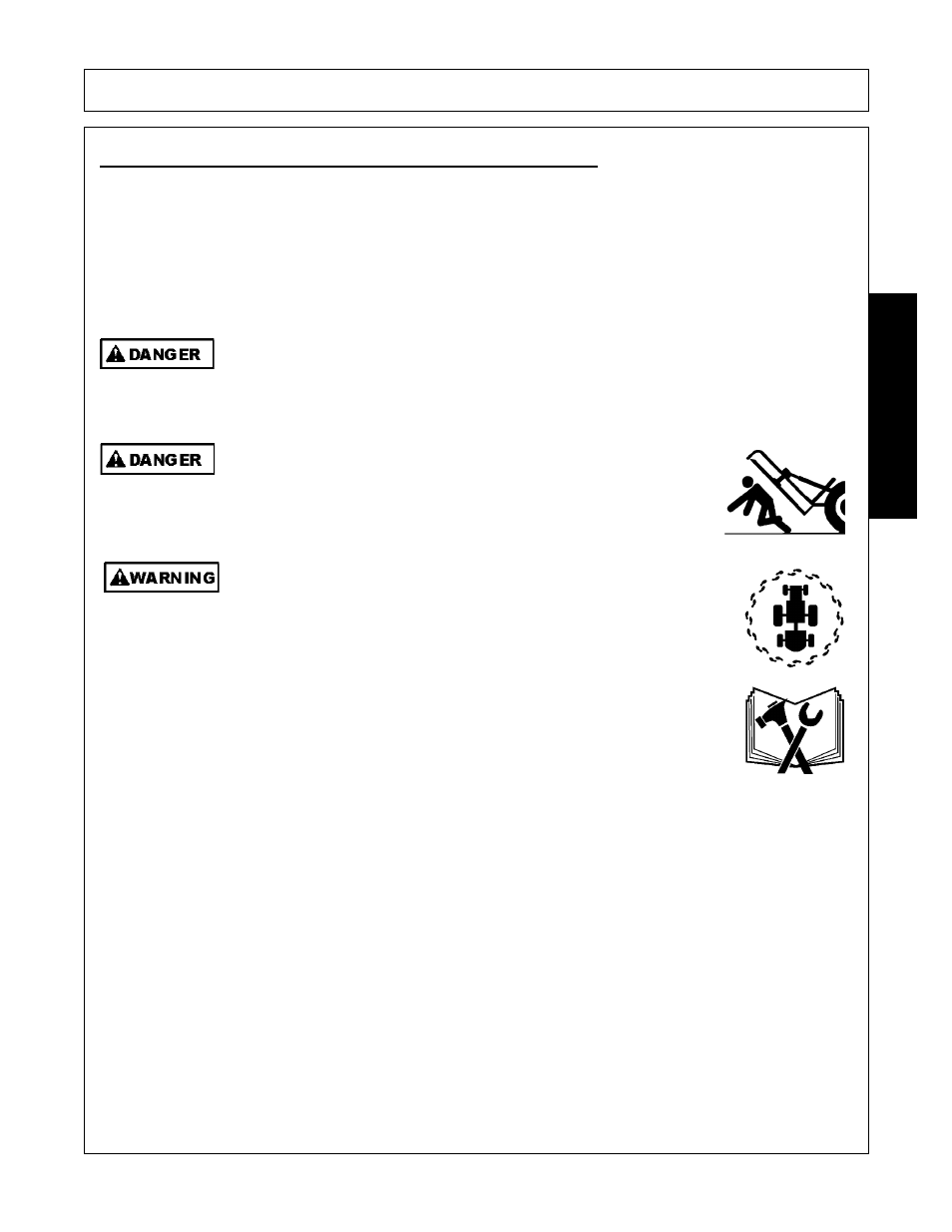 Pre-operation inspection and service, Pre-operation inspection and service -19, Operation | Opera t ion | Alamo RX96 User Manual | Page 115 / 172