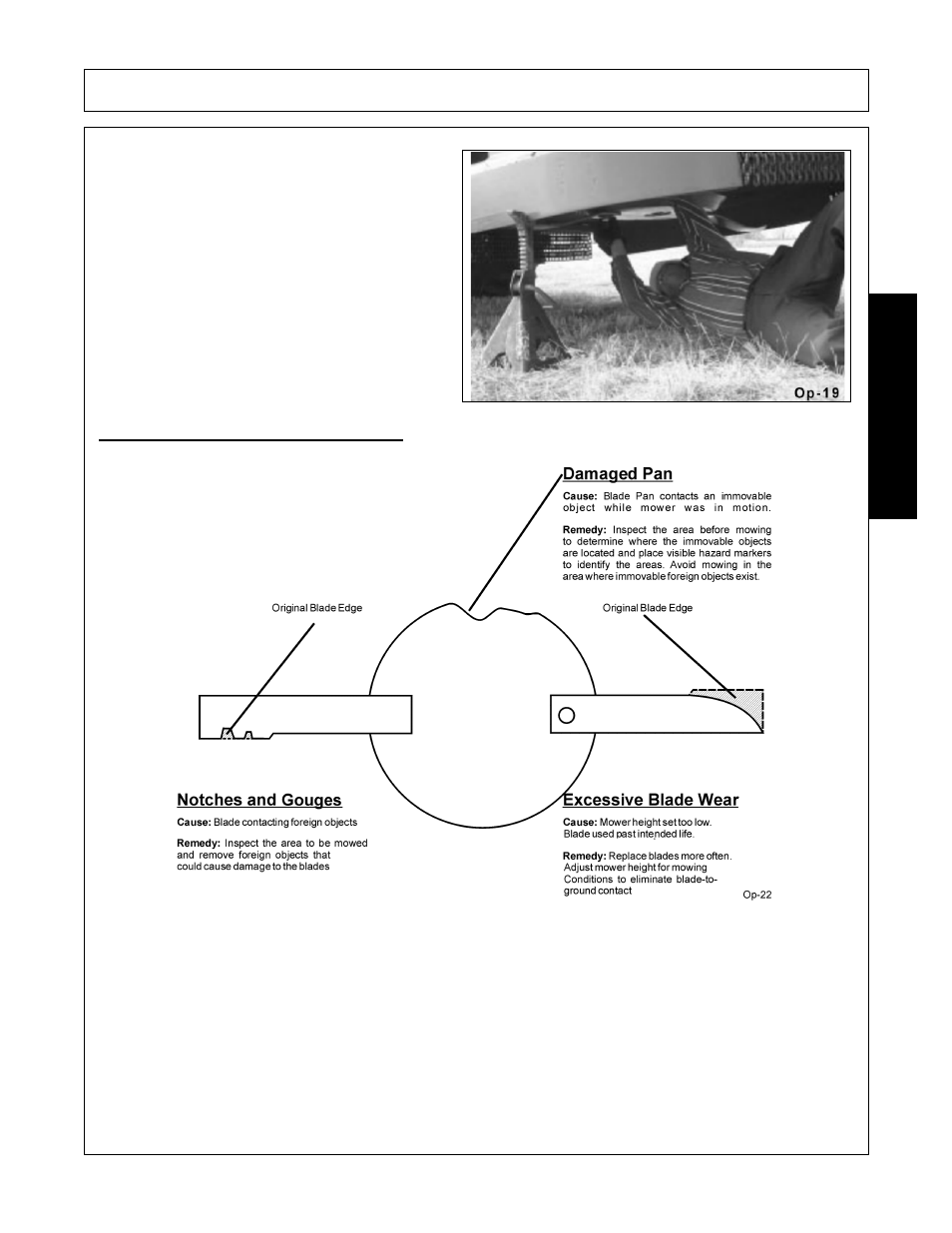 3 cutting component inspection, Cutting component inspection -23, Operation | Opera t ion | Alamo RX96 User Manual | Page 119 / 172