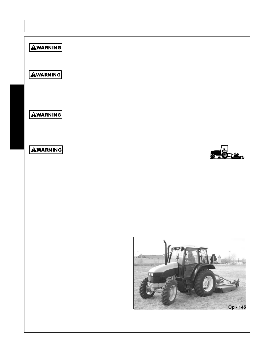 Operation, Opera t ion | Alamo RX96 User Manual | Page 132 / 172