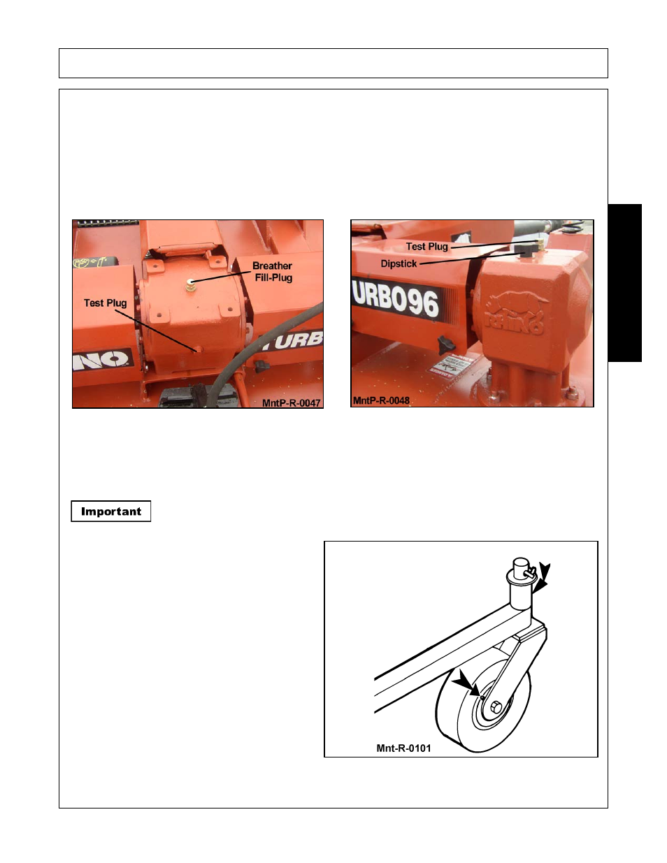 Gearbox, Tail wheel assembly, Gearbox -5 tail wheel assembly -5 | Maintenance | Alamo RX96 User Manual | Page 149 / 172