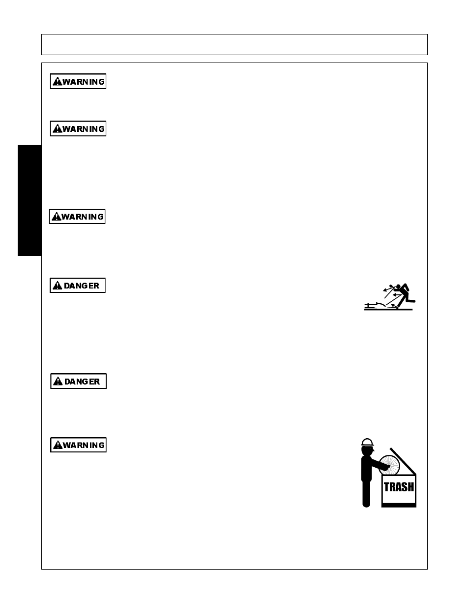 Safety | Alamo RX96 User Manual | Page 16 / 172