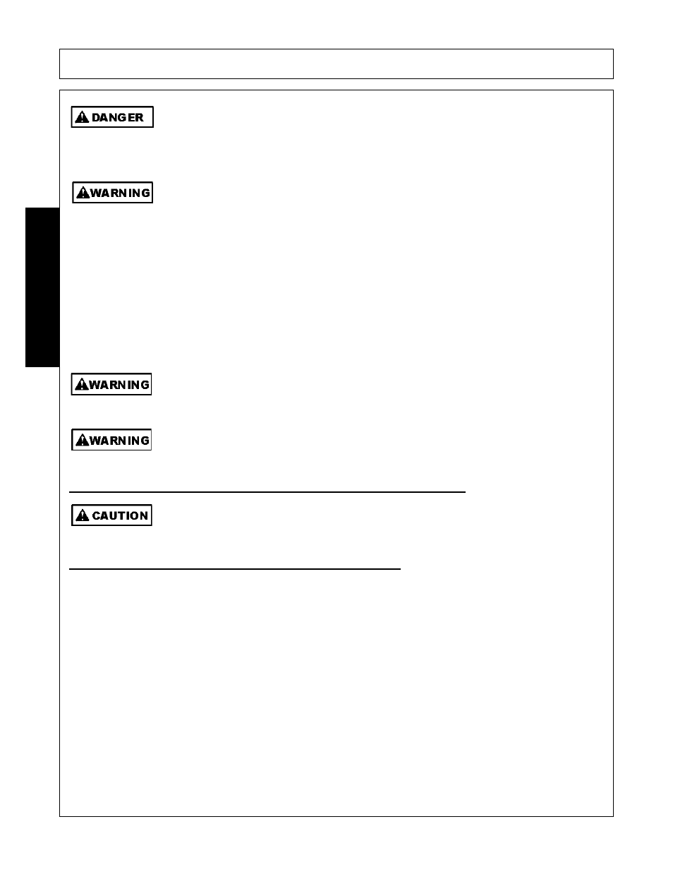 Concluding safety instructions and practices, Safety | Alamo RX96 User Manual | Page 24 / 172