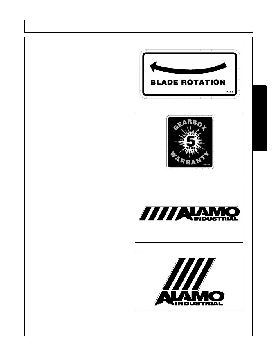 Safety | Alamo RX96 User Manual | Page 33 / 172