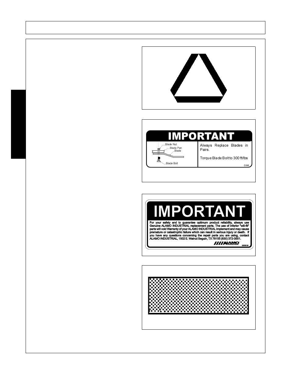 Safety | Alamo RX96 User Manual | Page 34 / 172